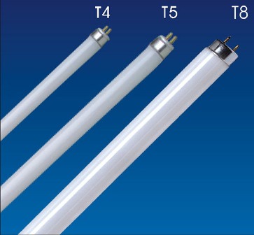 Люминесцентные лампы Т4, Т5 и Т8