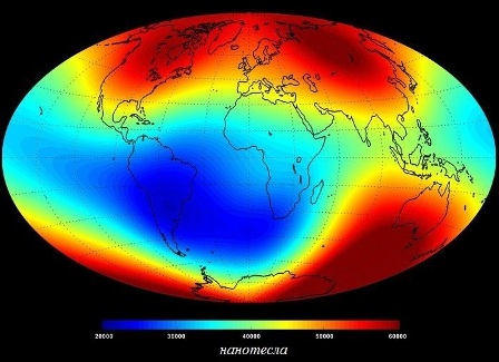 индукция магнитного поля Земли