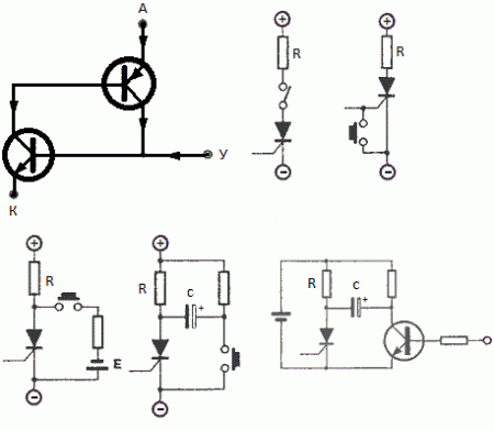 Схема замещения на транзисторах