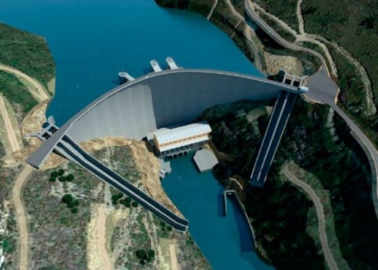 Плотина гидроэлектростанции