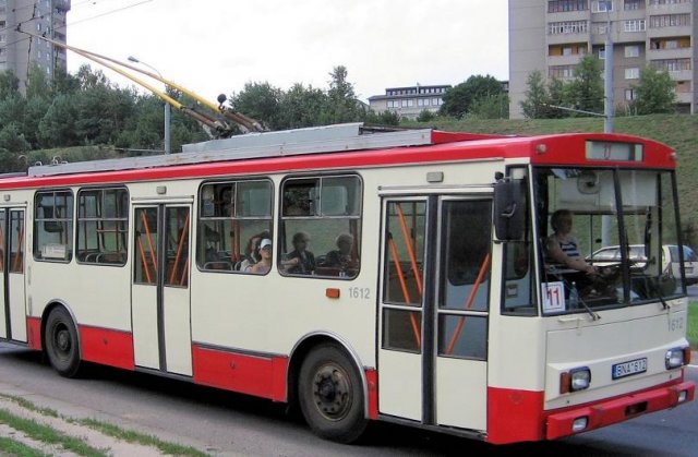 Городской троллейбус