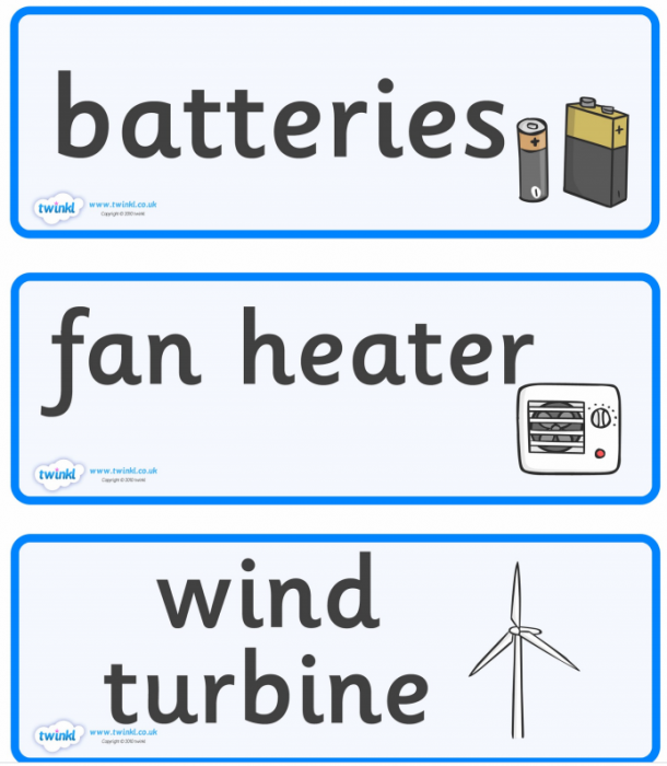 Battery, heater, wind turbine