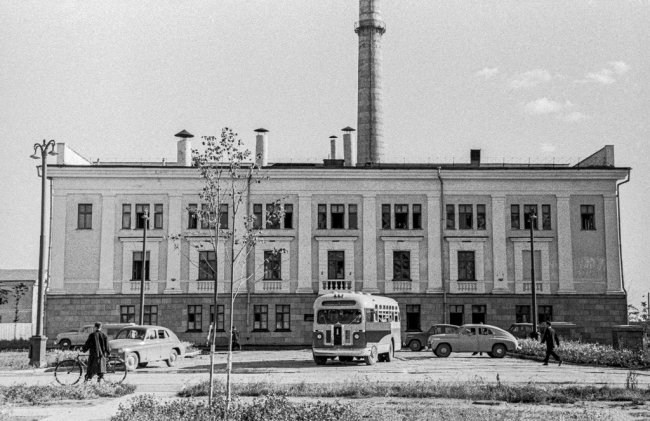 Здание Обниской АЭС в 1950-е годы