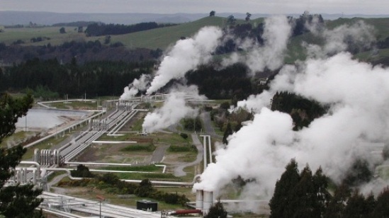 Геотермальная электростанция в Новой Зеландии