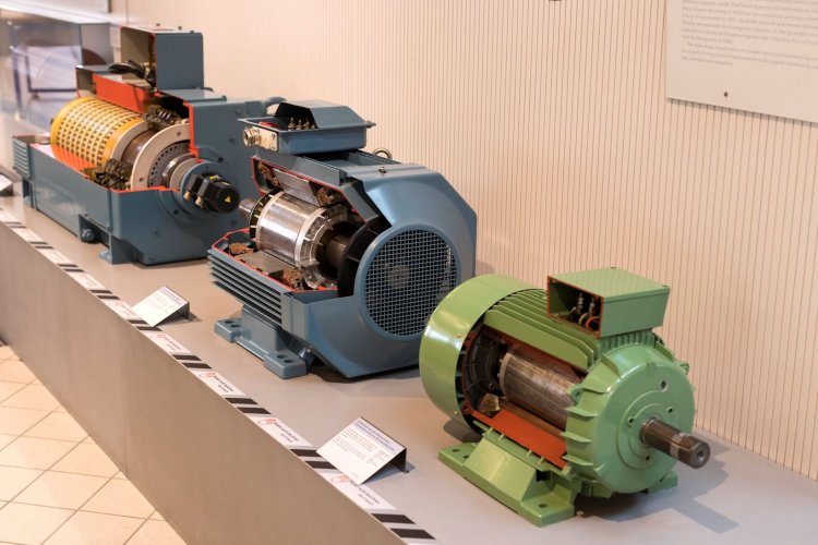 Электрические двигатели в Техническом музее Вены