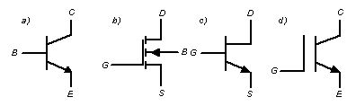 Условно-графические обозначения транзисторов