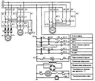 Схема пульта управления тельфером