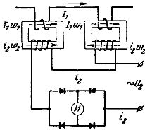 Схема измерительного трансформатора постоянного тока