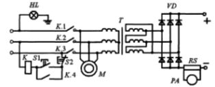 Электрическая принципиальная схема сварочного выпрямителя ВД-313