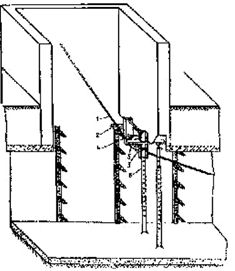 Установка обводного блока для перехода каната из тоннеля и вентиляционную шахту