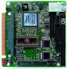 Плата центрального процессора промышленного контроллера в стандарте micro PC