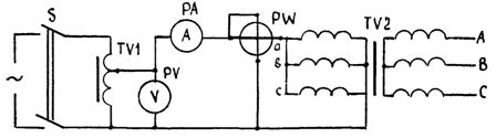 Схема сушки трансформатора токами нулевой последовательности