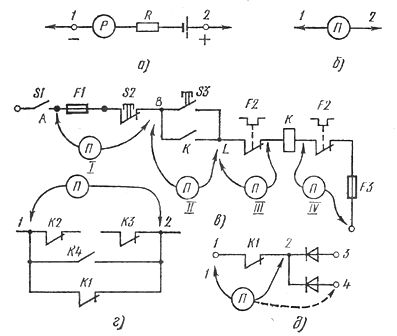 Схема с примерами проверки электрических цепей