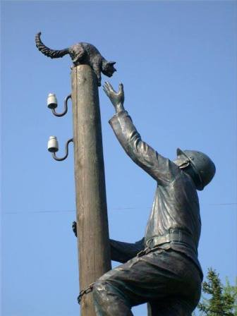 Памятник электрику в Нижнем Новгороде
