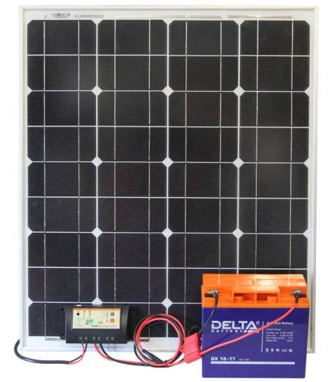 Устройство светильника на солнечных батареях