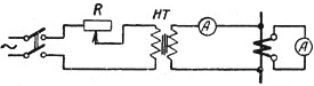 Определение коэффициента трансформации трансформатора тока
