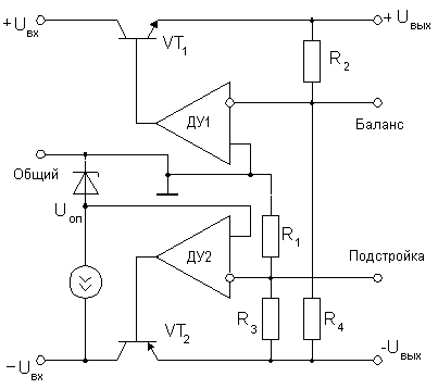 Схема стабилизатора КР142ЕН6