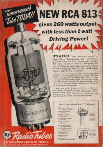  Реклама ламп в радиотехническом журнале 1938 года