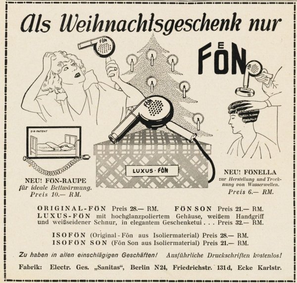 Немецкая рекламная листовка
