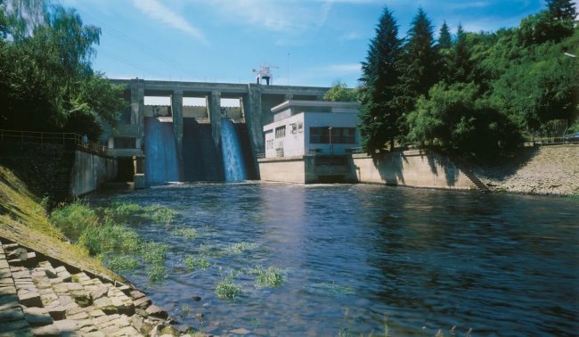 Малая ГЭС в Брно в Чехии