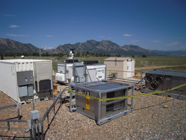 борудование микросети в Национальном центре ветровых технологий в Колорадо