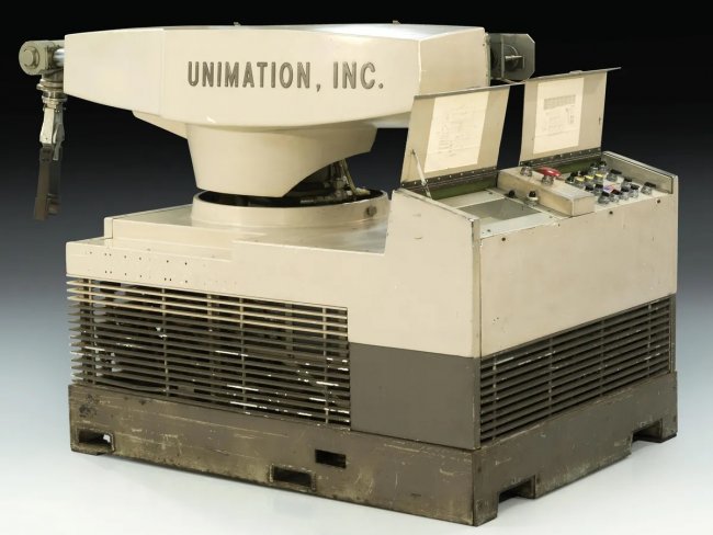 Этот робот Unimate был первым промышленным роботом в истории