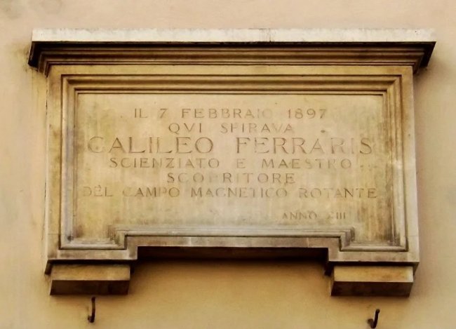 Мемориальная доска в Турине