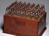 Электрическая батарея Бенджамина Франклина из 35 лейденских банок